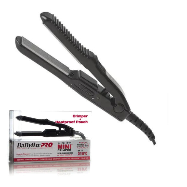 BaByliss Pro Mighty Mini Crimper Instant Hair Beauty Supplies Australia