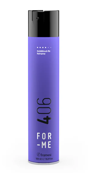 Framesi flexiable Hairspray 500ml purple aerosol can, super fine mist.