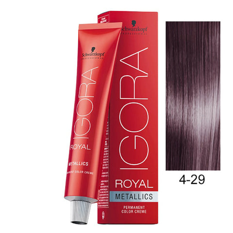 igora 4.29 metallic medium ash brown violet